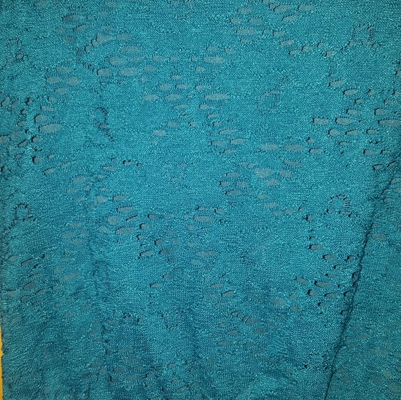 Xhilaration Aqua patterned dress - Picture 5 of 5